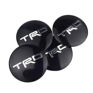 LOGO Emblemat na dekielki kapsle TRD Toyota 56mm