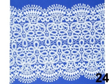 GIPIURA KORONKA TAŚMA OZDOBNA DO FIRAN - 17CM - 24