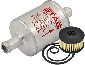 FILTR GAZU STAG F-781 12mm BULPREN + VALTEK ORINGI