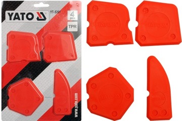 Szpachelki do silikonu YT-5261 YATO 4szt. 100mm