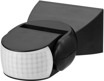 Sensor czujnik ruchu 180st zew. IP65 czarny do LED