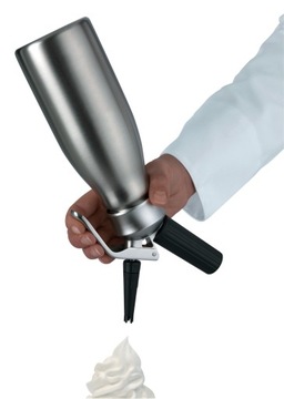 Сифон для взбитых сливок INOX 1л для холодного и горячего