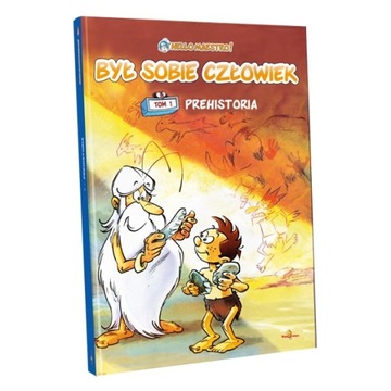 BYŁ SOBIE CZŁOWIEK TOM 1 PREHISTORIA KOMIKS + DVD KOMIKS EDUKACYJNY