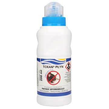 TOXAN PŁYN TRUTKA bromadiolon MYSZY SZCZURY 200 ML