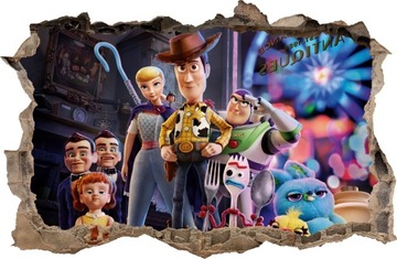 NAKLEJKI NA ŚCIANĘ Dziura 77 TOY STORY 4 100x65 cm