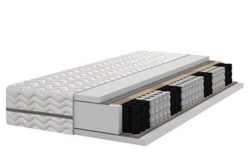 Materac Pocket 7 stref 180x180 H3 MEGA KOMFORT