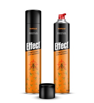 SPRAY ŚRODEK PREPARAT OPRYSK NA SZERSZENIE OSY GNIAZDA EFFECT 750ML (2 SZT)