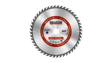 TARCZA PIŁA WIDIOWA METAL DREWNO ALUMINIUM 254x30x3,0MM 60 ZĘBÓW KREATOR