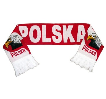 ШАРФ ДВУХСТОРОННИЙ ФАНАТЕЛЯ СБОРНОЙ ПОЛЬШИ, модель 5
