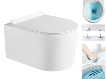 УНИТАЗ MEXEN SOFIA УЗКОЕ СИДЕНЬЕ БЕЗОБОДКИ + БИДЕ