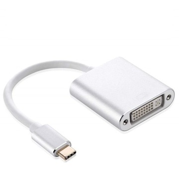 Kabel Adapter z USB-C USB 3.1 Typ C do DVI 24+5