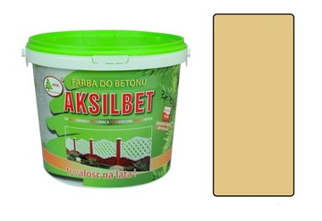 Farba Aksilbet do betonu ogrodzeń 1L złoty metalik