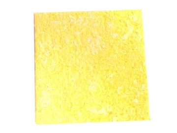 Gąbka do czyszczenia grota lutownicy 50x50mm żółta