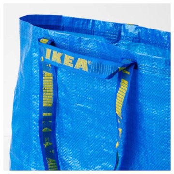 IKEA torba FRAKTA zakupy pranie basen ŚREDNIA 36l