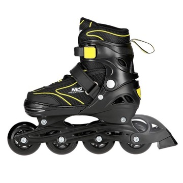 Роликовые коньки 2 в 1 Nils NH11812 31-34 для ребенка, мальчика, черные