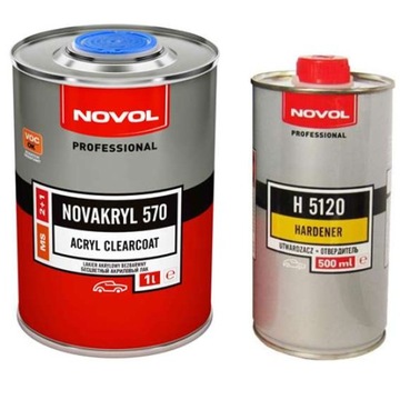 Lakier akrylowy Novol Novakryl 570 bezbarwny 1L