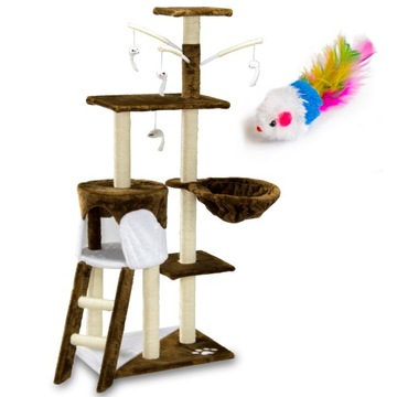 DRAPAK DLA KOTA DOMEK LEGOWISKO 138cm PETHAUS 204