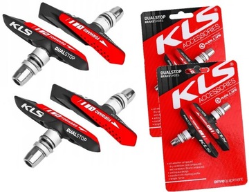 KLOCKI KELLYS DUALSTOP V-BRAKE KOMPLET PRÓD + TYŁ
