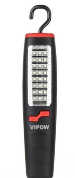 Lampa warsztatowa 24SMD +7LED z ładowarką 12V 230V