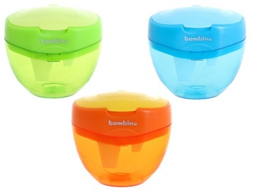 ТРОЙНАЯ ТОЧИЛКА С КОНТЕЙНЕРОМ ДЛЯ СМЕСИ BAMBINO