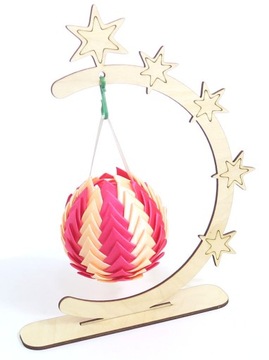 ПОДСТАВКА ДЛЯ ШАРОВ ЕЛКИ до 15см ДЕКУПАЖ DX89