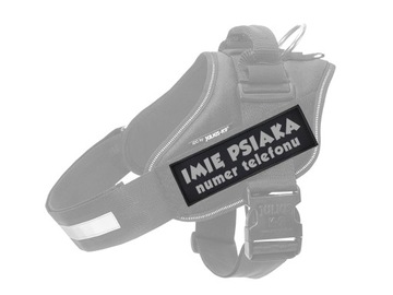 NAKLEJKA NASZYWKA ODBLASKOWA RZEP PASUJE JULIUS K9