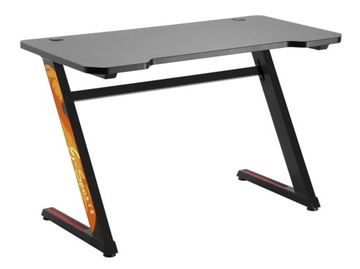 Biurko komputerowe gamingowe dla gracza czarne