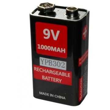 USB-аккумулятор 9 В, 1000 мАч J 6AM6 MN1604 522 CE