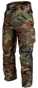 SPODNIE bojówki taktyczne US WOODLAND HELIKON M