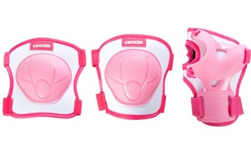 Ochraniacze na rolki Croxer Neve Pink XS - Zestaw