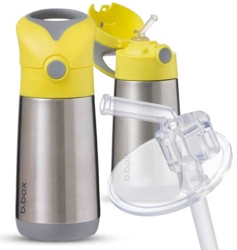 B.BOX TERMOBUTELKA TERMOS KUBEK SŁOMKA 350ML 12M+