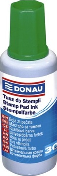 Tusz do pieczątek stempli 30ml kolor zielony DONAU