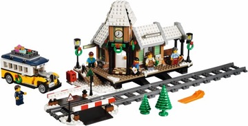 LEGO CITY 10259 ПЛАТФОРМА ЖЕЛЕЗНОДОРОЖНОГО ВОКЗАЛА ПУТЕВАЯ СТАНЦИЯ