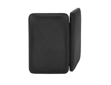 Zestaw Manicure do pielęgnacji paznokci w etui CZARNY 16 elementów