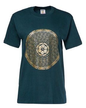 Koszulka Bawełniana Golden Mandala - Nepal