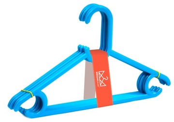 ВЕШАЛКИ ДЛЯ ОДЕЖДЫ ДЕТСКИЕ, МАЛЕНЬКИЕ, ЦВЕТНЫЕ, 48 шт.