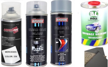 ZAPRAWKA LAKIERU W SPRAYU + BEZBARWNY + PODKŁAD