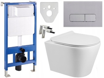 MEXEN STELAŻ WC MISKA RICO RIMLESS DESKA PRZYCISK