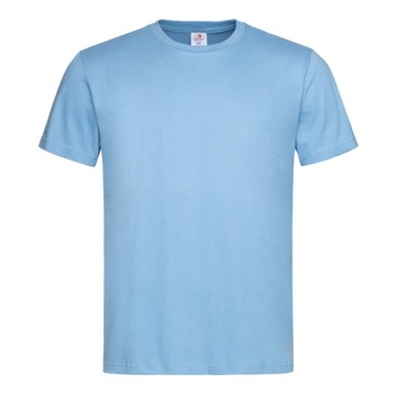 Podkoszulka koszulka t-shirt Męski BŁĘKITNA M