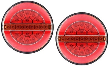 LAMPY LED ZESPOLONE TYLNE NEON DYNAMICZNY KIERUNEK