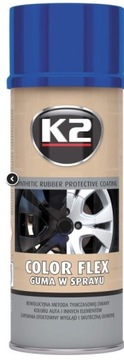 K2 GUMA W SPRAYU COLOR FLEX NIEBIESKI 400ML