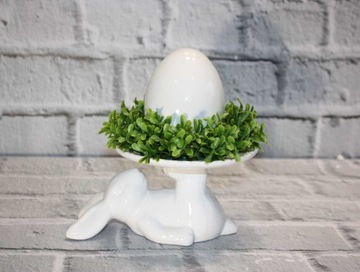 Белое яйцо Пасхальное яйцо керамика H8