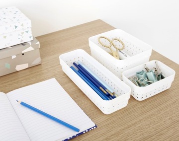 SEOUL M Бежевый контейнер-органайзер-корзина