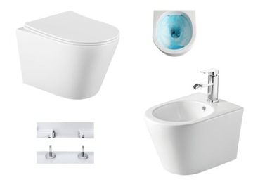 НАБОР MEXEN RICO РАМА СИДЕНЬЕ ДЛЯ УНИТАЗА БИДЕ