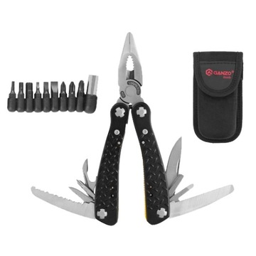 Multitool scyzoryk GANZO G106 11 narzędzi + etui