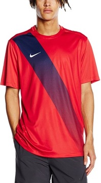 NIKE koszulka męska czerwona krótki rękaw M defekt
