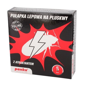 PUŁAPKA LEPOWA WABIĄCA na PLUSKWY PANKO 5 szt.