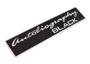 Emblemat znaczek Autobiography BLACK Range ROVER