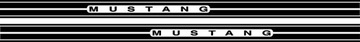 Наклейки на боковые полосы автомобиля Ford Mustang, рисунок 4