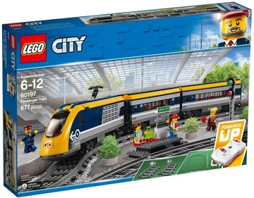 LEGO CITY 60197 POCIĄG PASAŻERSKI STACJA KOLEJKA